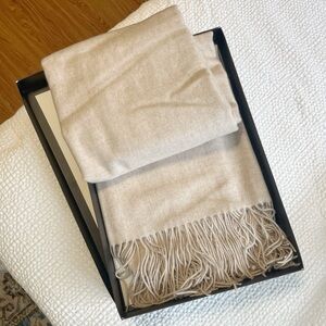 100% Cashmere Throw - NIB